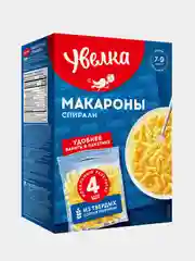 Макароны Увелка "Спирали", 4 х 80 г