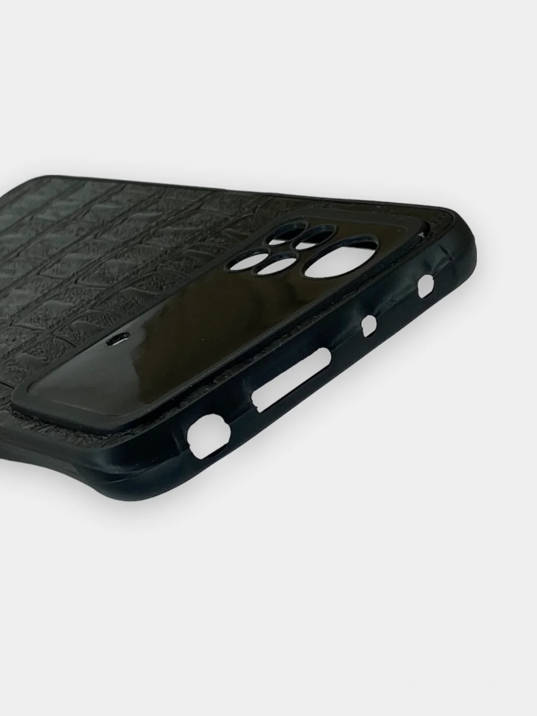 Черный чехол Xiaomi Poco X4 Pro, Сяоми Поко Х4 Про силиконовый, под кожу