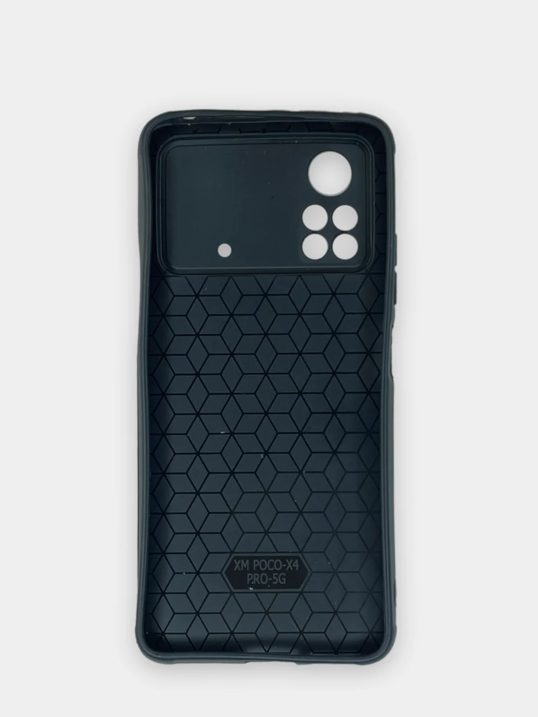 Черный чехол Xiaomi Poco X4 Pro, Сяоми Поко Х4 Про силиконовый, под кожу
