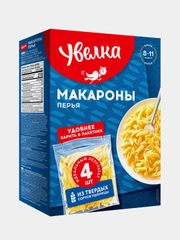 Макароны Увелка "Перья", 4 х 80 г