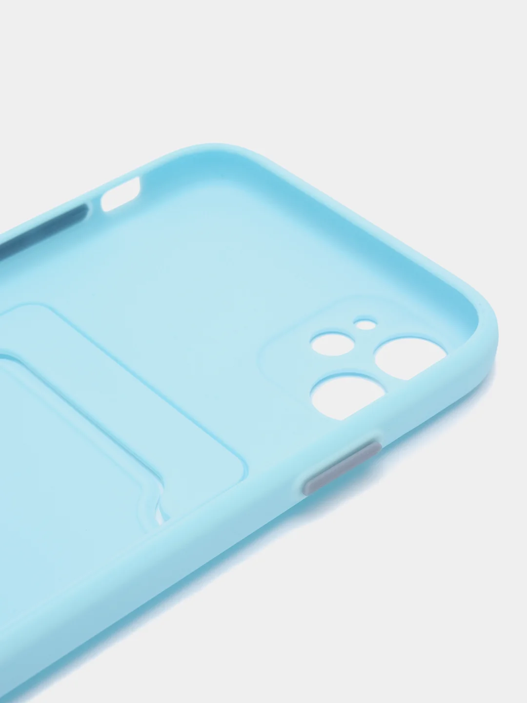 Ледяной чехол iPhone 15, 11 Pro, 14 Max, 13, 12, Xr, Xs, 6, 7, 8 Plus, Se Mini с карманом для карт