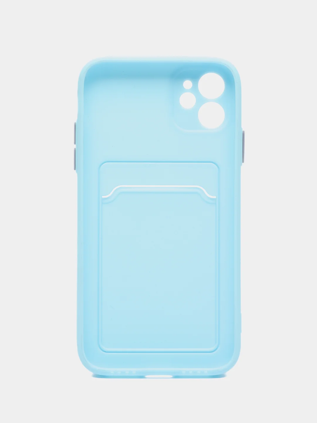 Ледяной чехол iPhone 15, 11 Pro, 14 Max, 13, 12, Xr, Xs, 6, 7, 8 Plus, Se Mini с карманом для карт