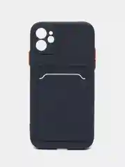 Морской чехол iPhone 15, 11 Pro, 14 Max, 13, 12, Xr, Xs, 6, 7, 8 Plus, Se Mini с карманом для карт
