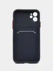 Морской чехол iPhone 15, 11 Pro, 14 Max, 13, 12, Xr, Xs, 6, 7, 8 Plus, Se Mini с карманом для карт