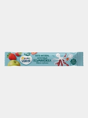 ФрутоНяня фруктовые кусочки из яблок и клубники, 16 г