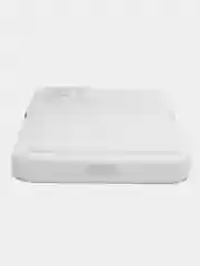 Белый чехол iPhone 15, 11 Pro, 14 Max, 13, 12, Xr, Xs, 6, 7, 8 Plus, Se Mini с карманом для карт