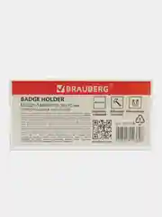 Бейдж магнитный 35х70 мм, BRAUBERG MAGNETIC, 235738