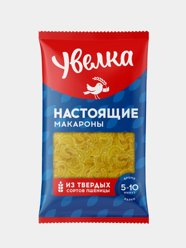 Макароны Увелка "Гребешок", 450 г