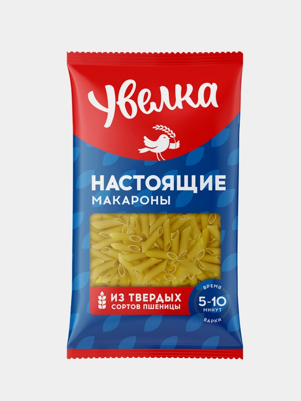 Макароны Увелка, перо гладкое, 450 г