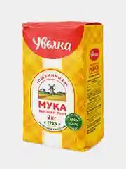 Мука пшеничная Увелка, высший сорт, 2 кг