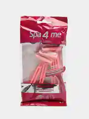 Станок для бритья одноразовый женский Spa 4 Me, 2 лезвия, 4 штуки