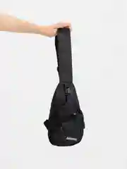 Черный сумка мужская через плечо, USB-переходник, слинг, барсетка