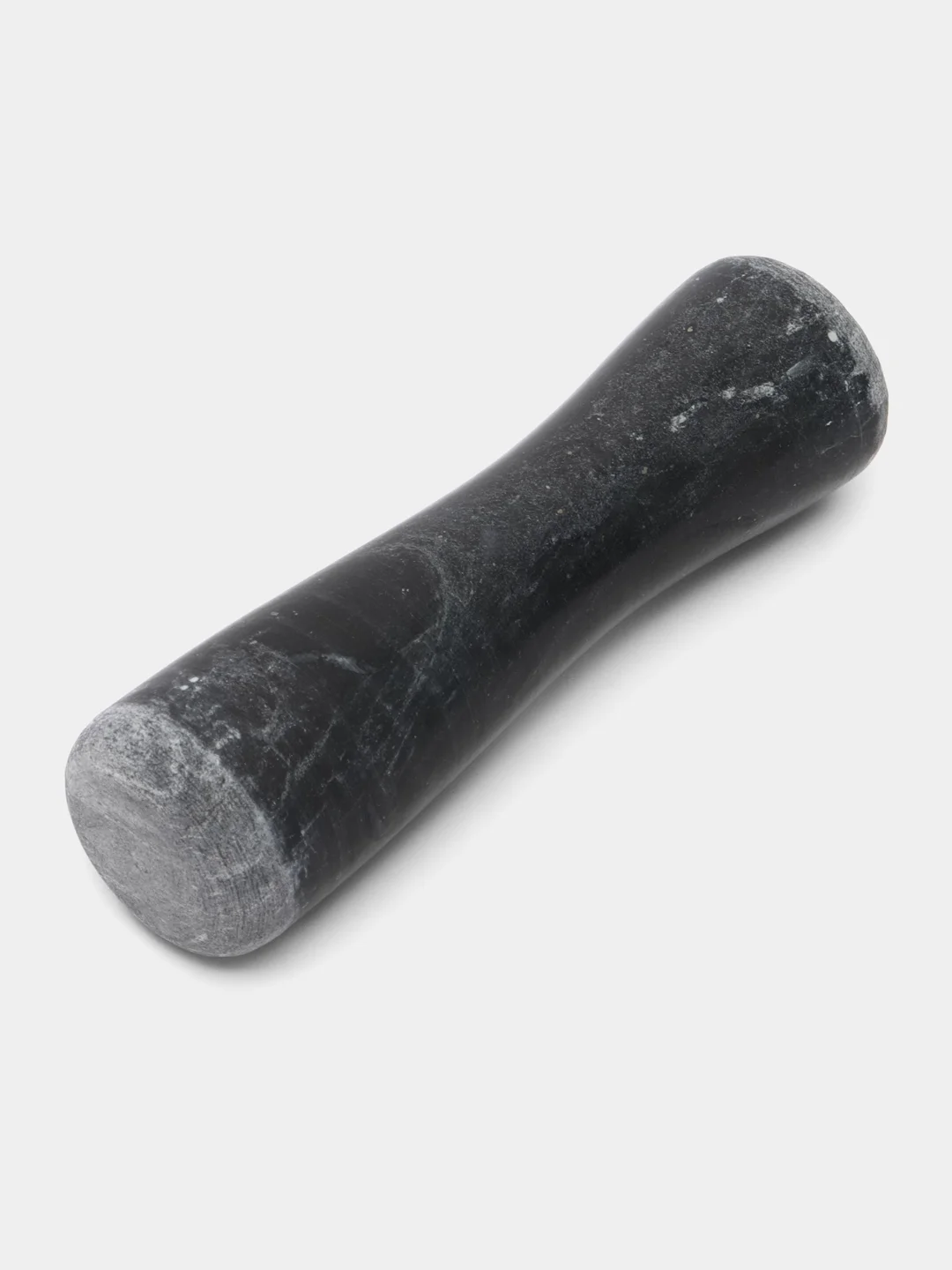 Черный ступка с пестиком, мрамор, 9 x 4,5 см