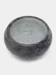 Черный ступка с пестиком, мрамор, 9 x 4,5 см