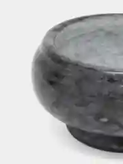 Черный ступка с пестиком, мрамор, 9 x 4,5 см
