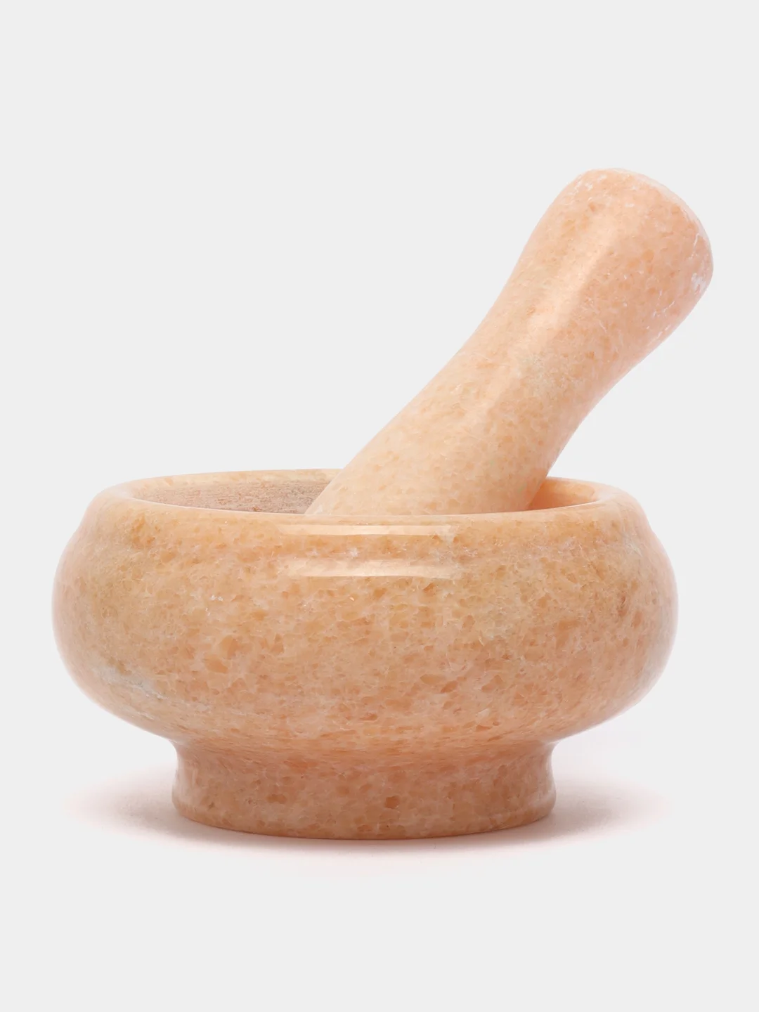 Рыжий ступка с пестиком, мрамор, 9 x 4,5 см