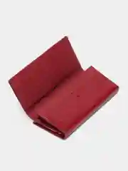 Багровый кошелек женский, многофункциональный, 19 х 9 х 3 см