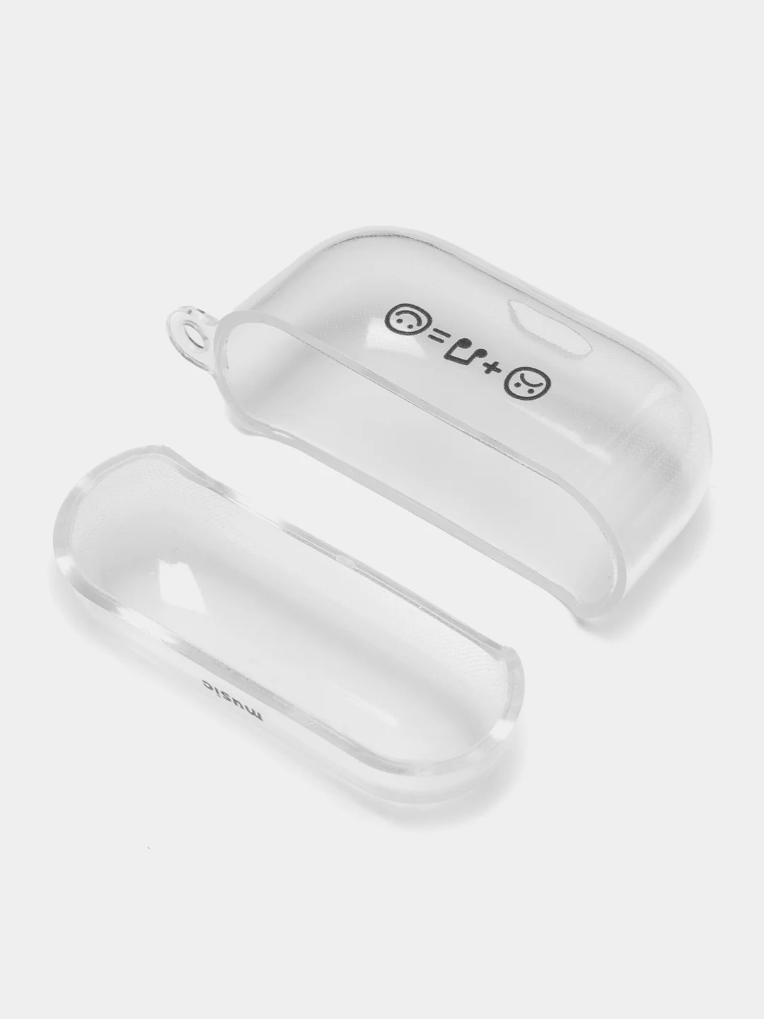 Прозрачный силиконовый чехол для наушников AirPods Pro прозрачный