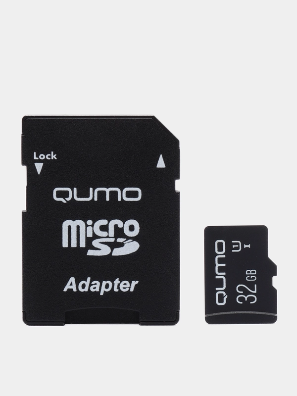 Карта памяти MicroSD QUMO 16GB/32GB Сlass 10