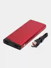 Красный внешний аккумулятор Olmio QL-10, 10000 mAh, 22.5 W, QuickCharge 3.0