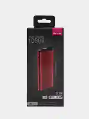 Красный внешний аккумулятор Olmio QL-10, 10000 mAh, 22.5 W, QuickCharge 3.0