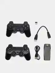 Портативная игровая приставка Game Stick Lite, 64 Gb, 10000 игр, 2 геймпада
