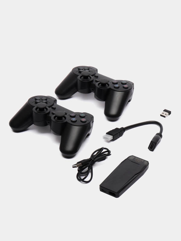 Портативная игровая приставка Game Stick Lite, 64 Gb, 10000 игр, 2 геймпада