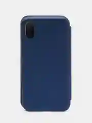 Темно-синий чехол-книжка iPhone 5, 5S, SE, 6, 6S, 7, 8, SE, X, XS, XR, 11, 12, 13, Pro, Max, Mini
