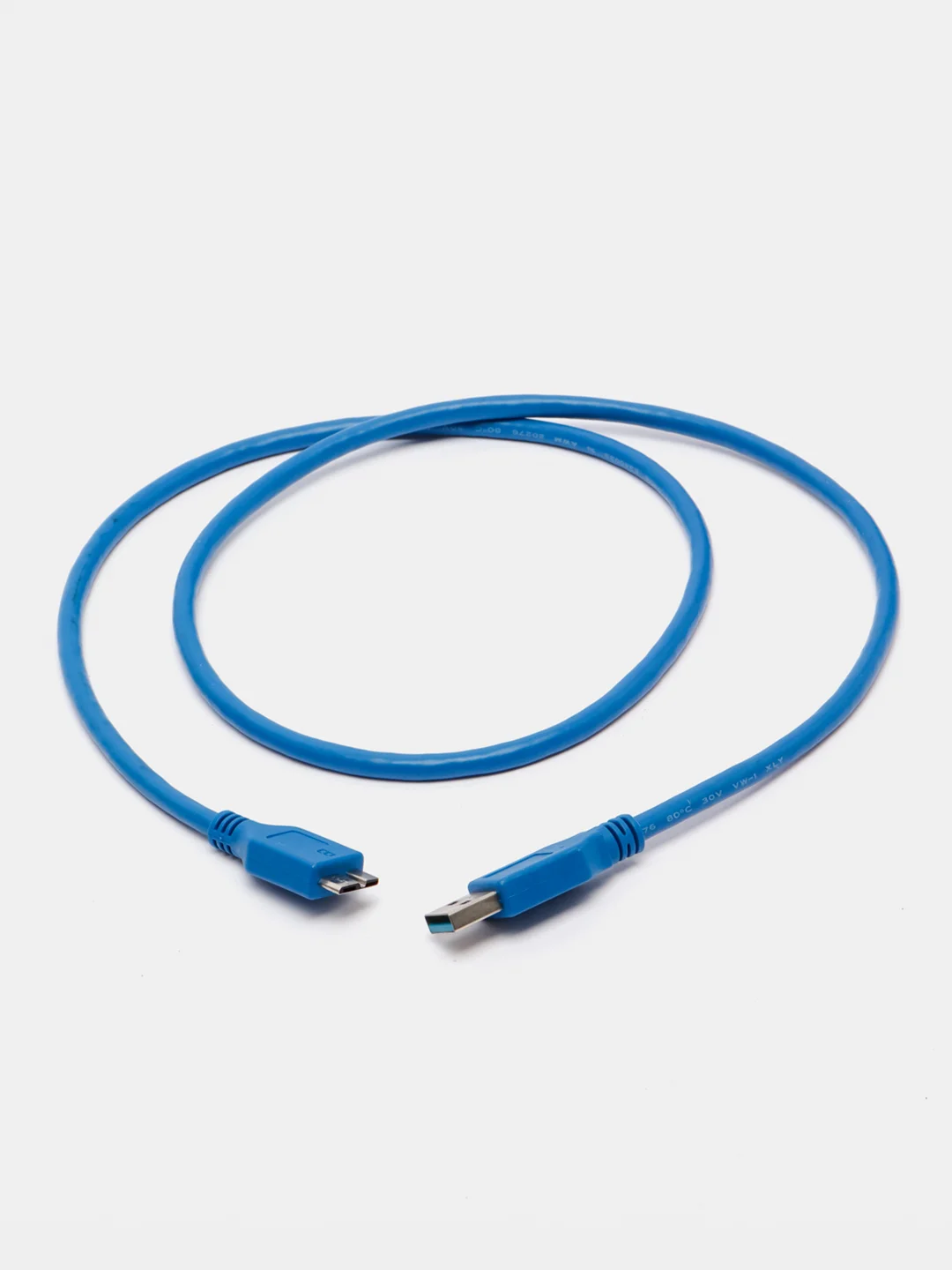 Синий кабель Micro USB 3.0 для внешних жестких дисков HDD, SDD