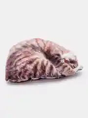 Коричневый мягкая подушка Кошка/Кот, реалистичная