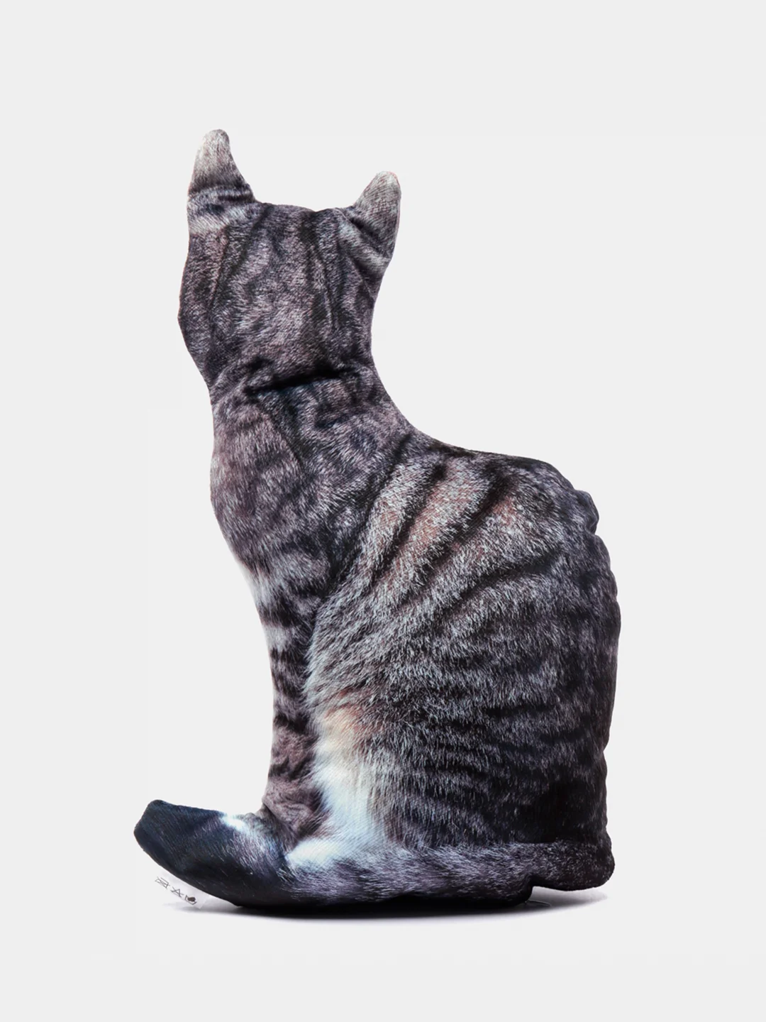 Серебряный мягкая подушка Кошка/Кот, реалистичная