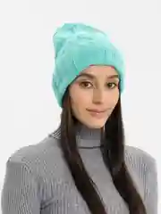 Лазурный шапка женская без подклада Ангелия 2, весна-осень