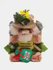 Золотистый хаки домовенок Кузя, на стену