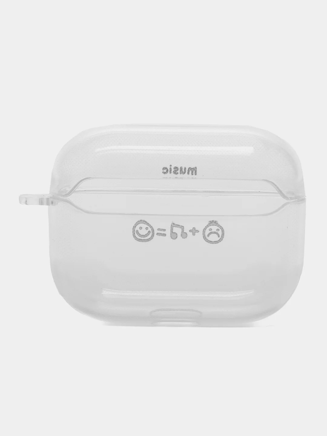 Прозрачный силиконовый чехол для наушников AirPods Pro прозрачный