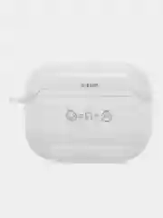 Прозрачный силиконовый чехол для наушников AirPods Pro прозрачный