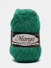 Зеленый пряжа для вязания Margo, акрил с пухом, 230 м, 100 г