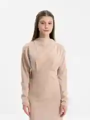 Бежевый платье женское