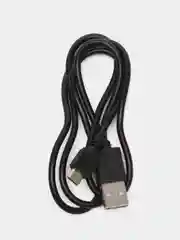 Черный usb-кабель для зарядки контроллеров, геймпадов, microUSB