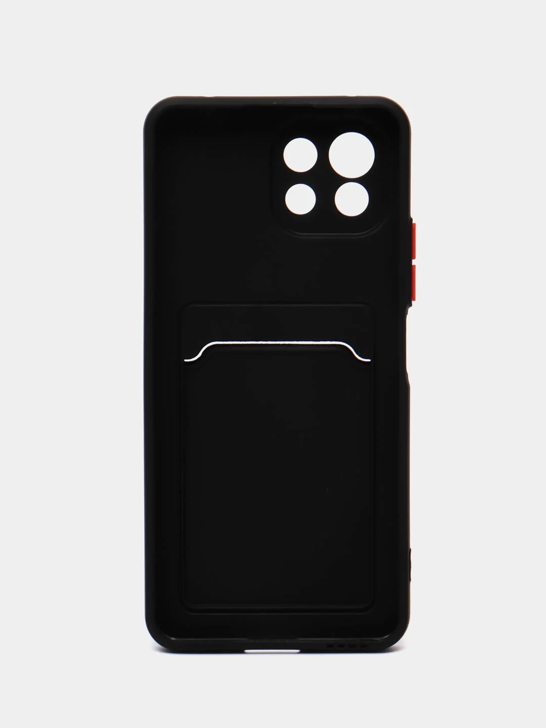 Черный чехол для Xiaomi Mi 11 Lite / Mi 11 Lite 5G NE / Ми 11 Лайт с карманом для карт