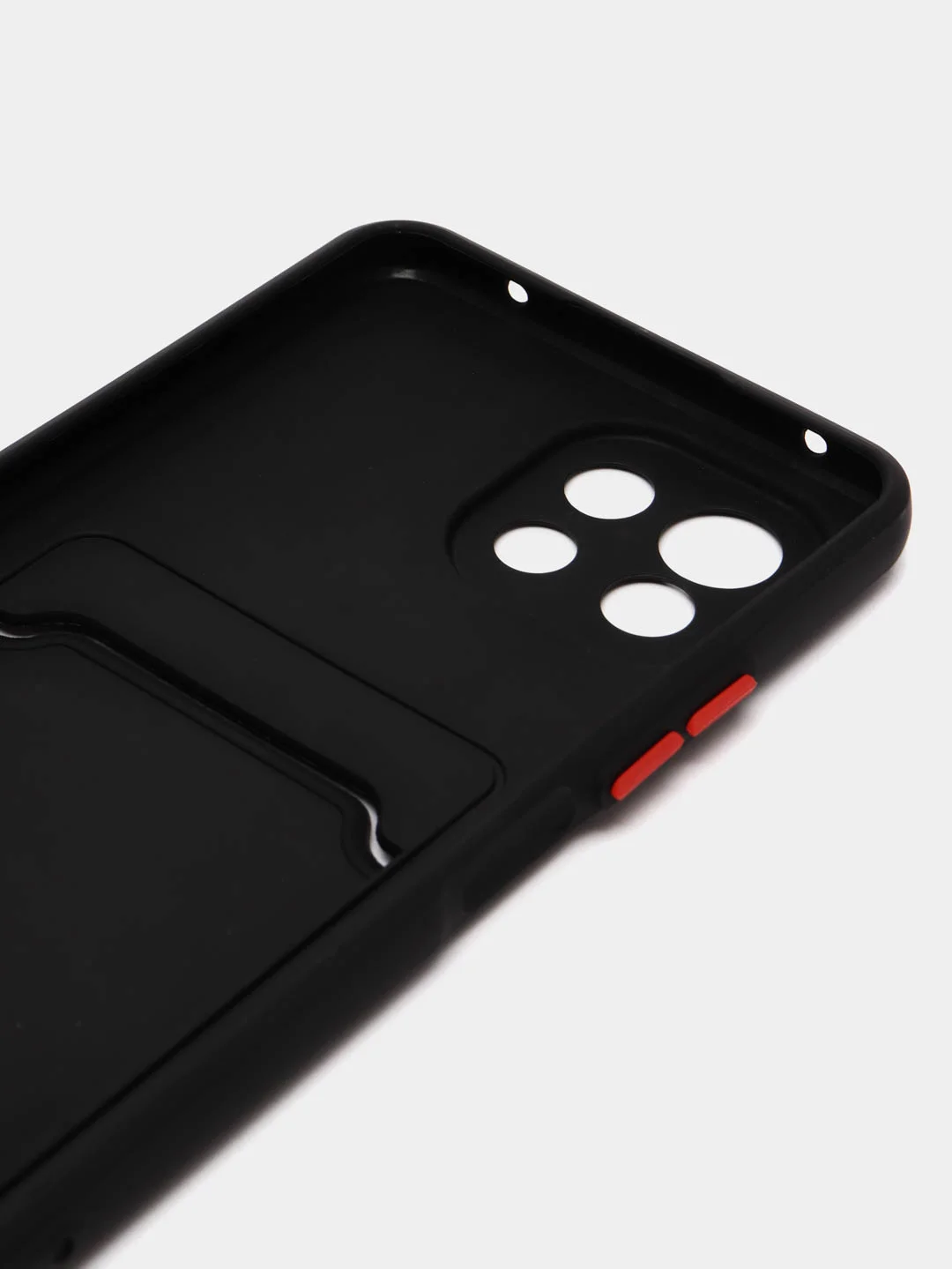 Черный чехол для Xiaomi Mi 11 Lite / Mi 11 Lite 5G NE / Ми 11 Лайт с карманом для карт