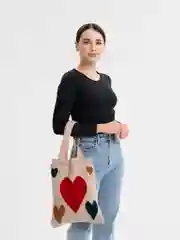 Хаки сумка женская трикотажная