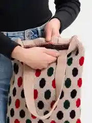 Хаки сумка женская трикотажная