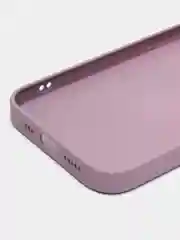 Фиолетовый чехол для iPhone (Айфон) 14, Pro, Plus, со стеклянной панелью