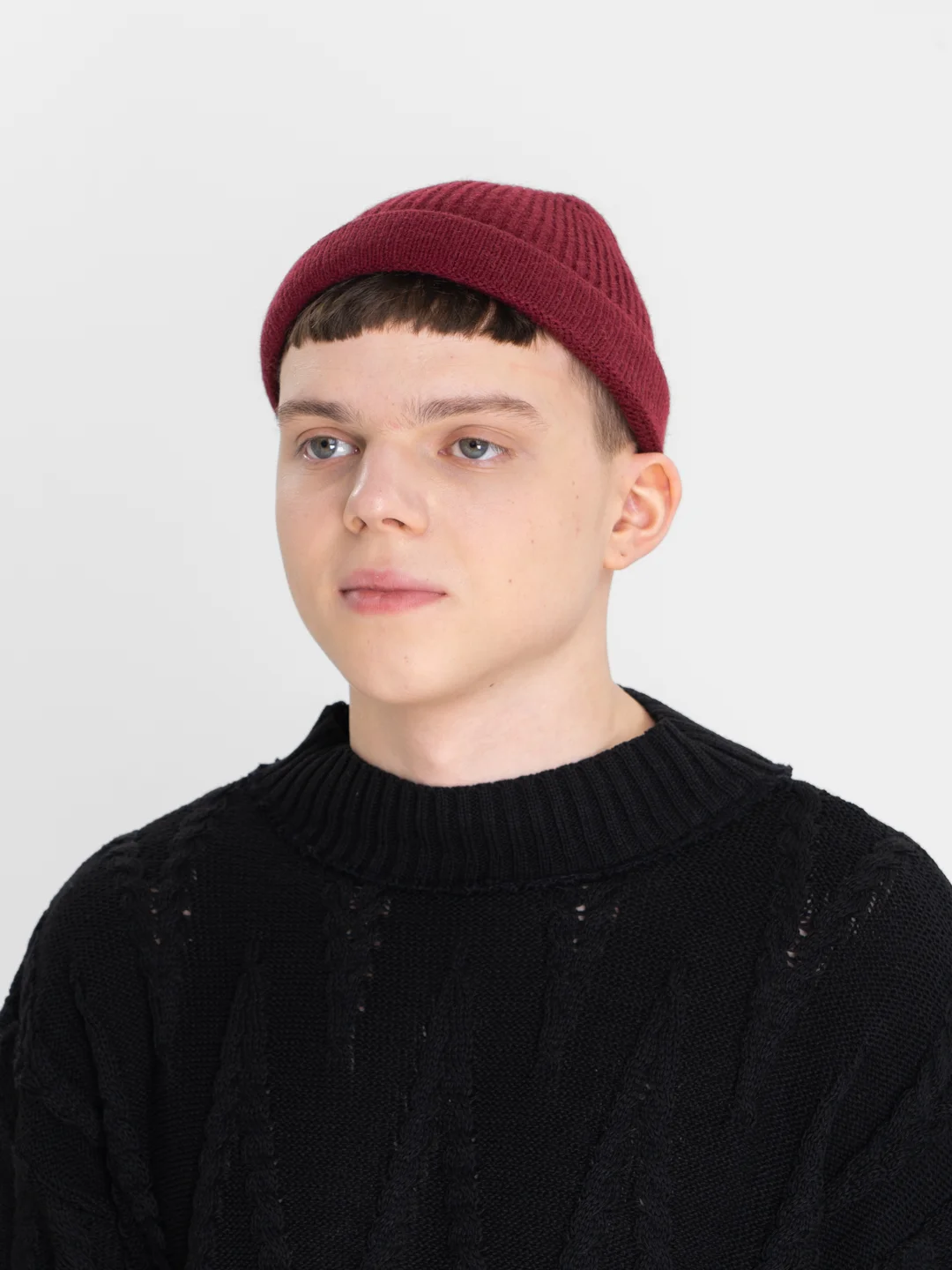 Бордовый шапка Toprock кусто зимняя 14 цветов