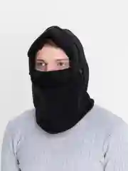 Черный капюшон балаклава флисовая зимняя унисекс