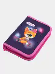 Пенал BRAUBERG, 1 отделение, полиэстер, 21х14 см, Little fox, 270709