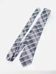 Серый меланж галстук