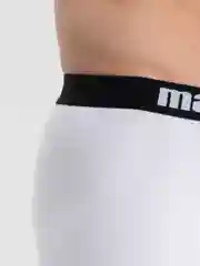 Белый мужские трусы боксеры хлопковые с карманом