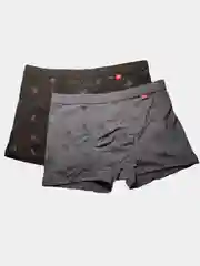 Угольный мужские трусы боксеры, 2 штуки в коробке