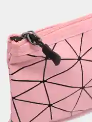 Розовый косметичка маленькая на замке